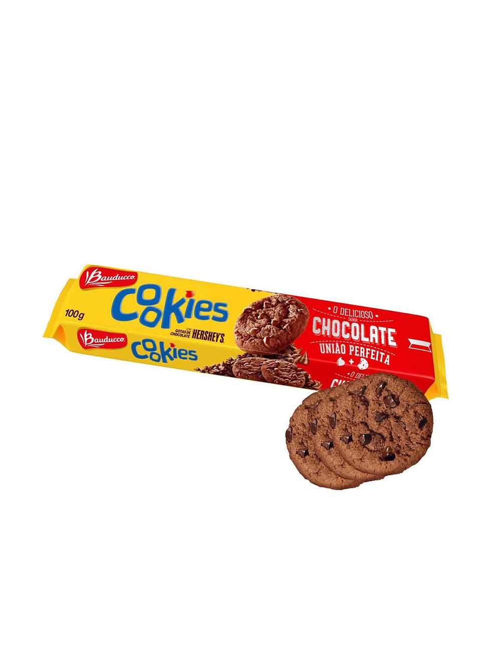 Biscoito Bauducco Cookies Chocolate de 100g