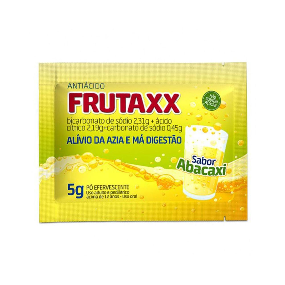 Frutaxx (462+438+90)mg/G Po Efev 50env X 5g (Sbr Abacaxi)