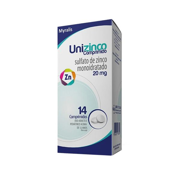 Unizinco com 100ml - Myralis