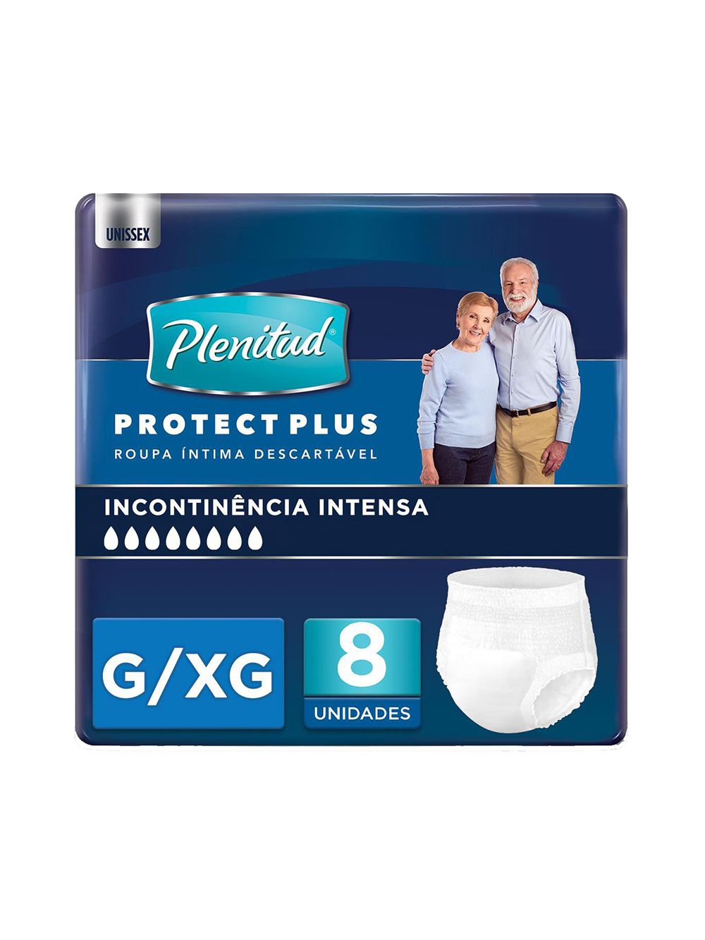 Fraldas Para Adultos Plenitud Descartável Femme G/xg X 16 U