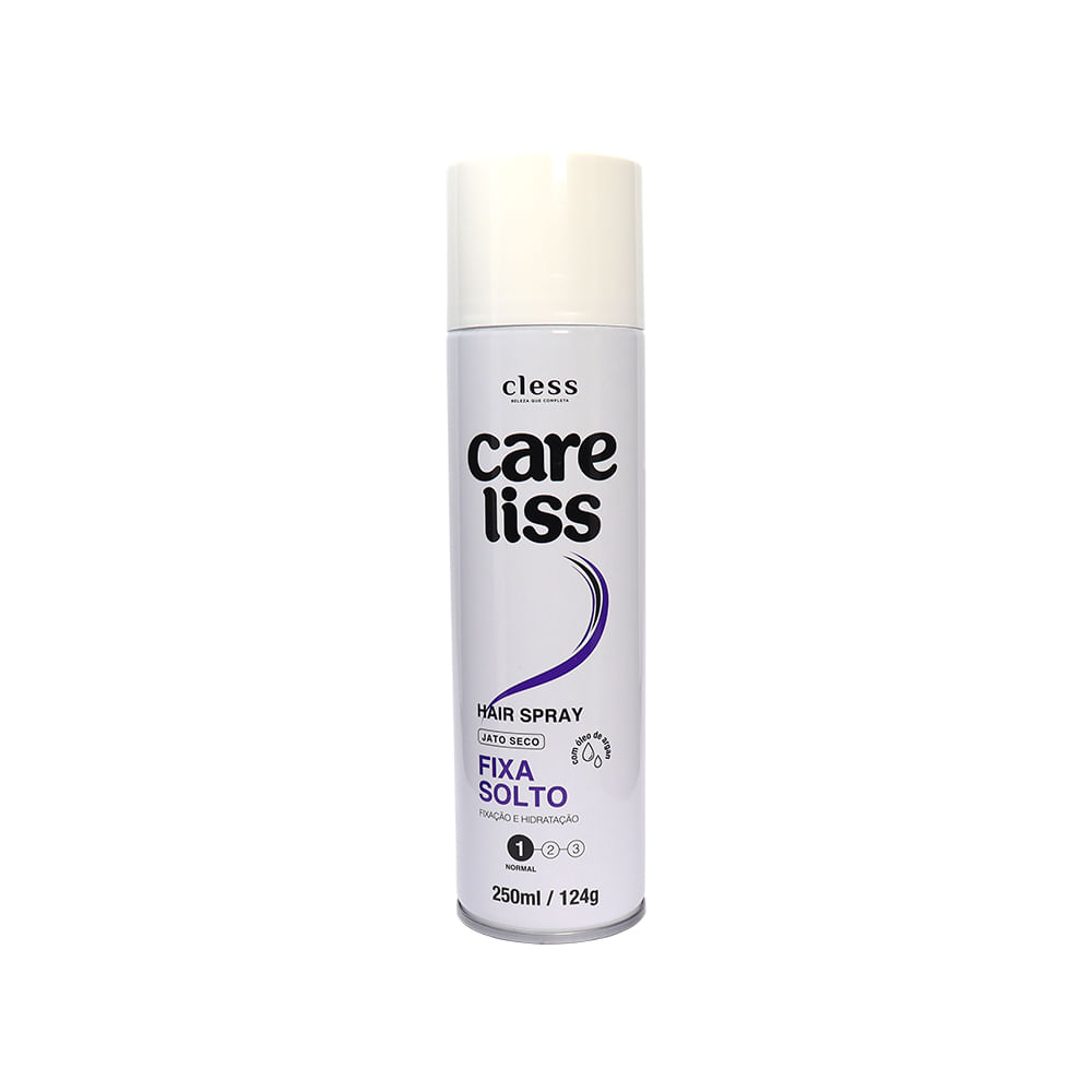 Hair Spray Fixador Care Liss Normal Fixa Solto Com 250ml