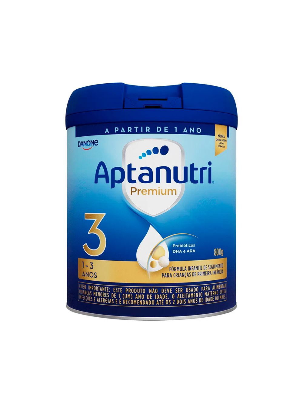 Leite Em Pó Aptamil 3 Premium Prebióticos 800G em Promoção na Americanas