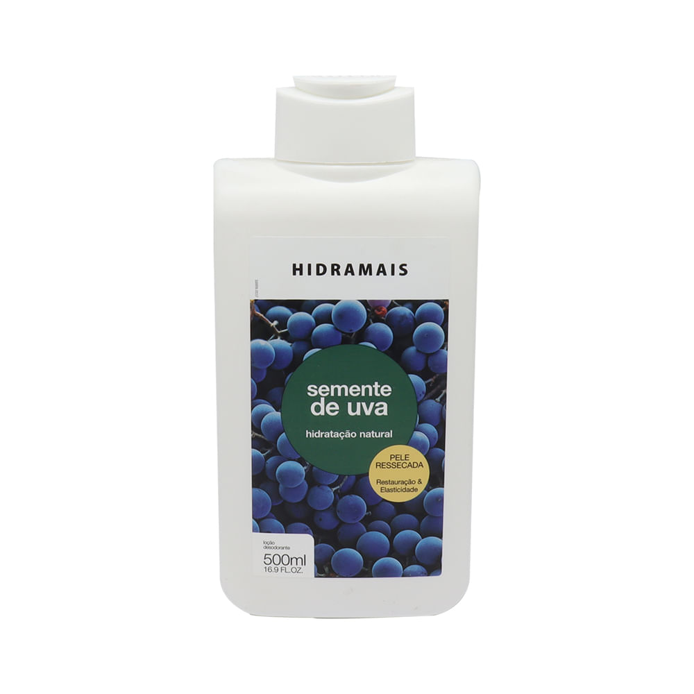 Loção Desodorante Semente De Uva 500ml Hidramais