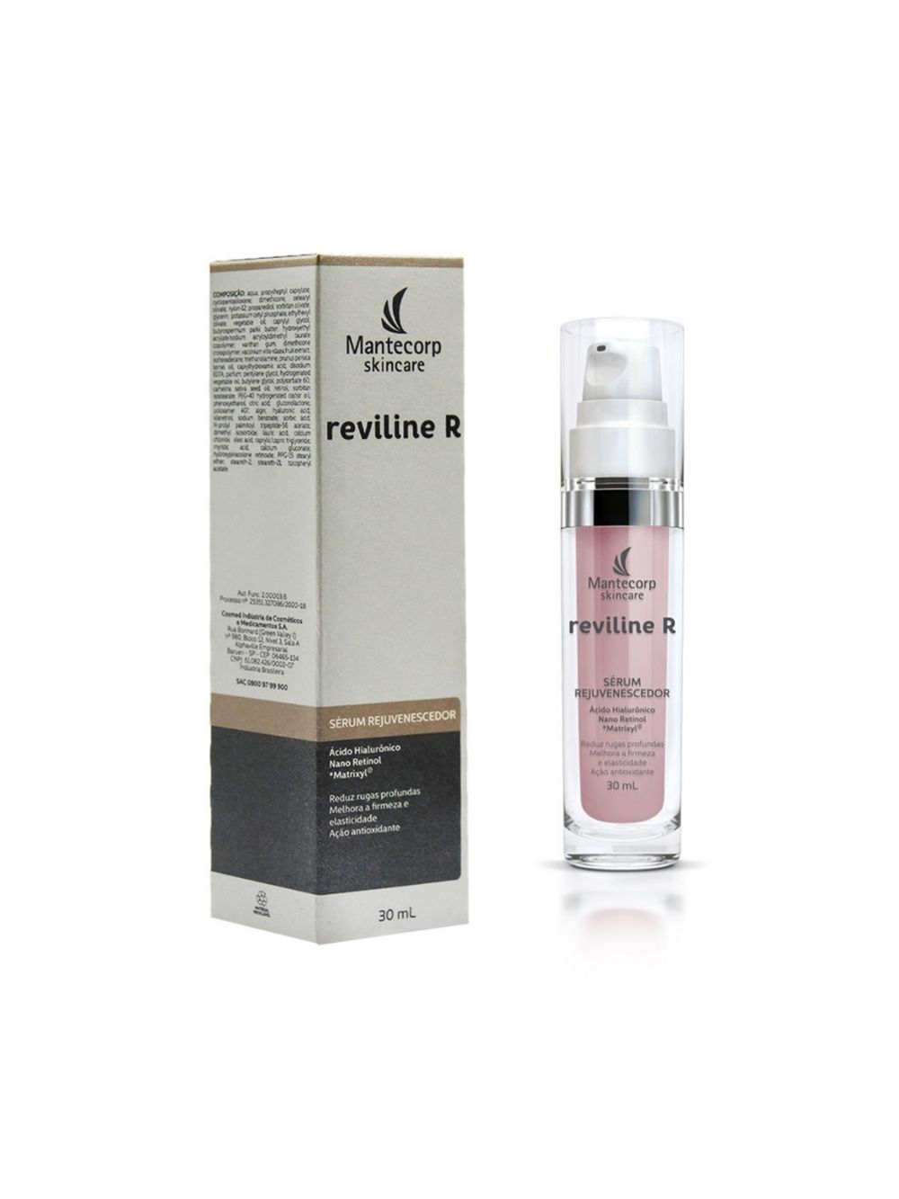 Rejuvenescedor Facial Reviline R 30ml - Mantecorp