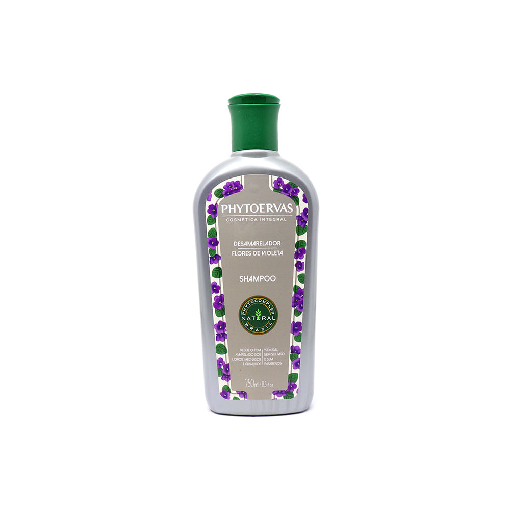 Shampoo Phytoervas Desamarelador Flores de Violeta 250ml