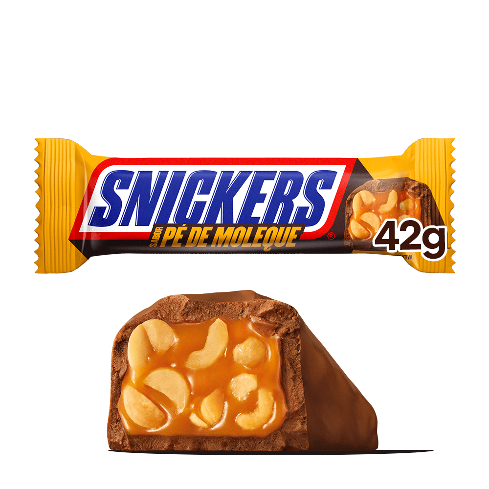 Chocolate Snickers Pé De Moleque 42g **